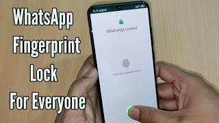 Enable WhatsApp Fingerprint Lock For Everyone : Step by Step screenshot 5