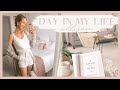 DAY IN MY LIFE | dreamy Express haul, house build updates, thrifting, & new home decor! ✨