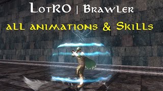 LotRO Beta: New Brawler Class - All Animations & Skills