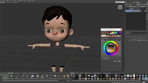 [Mudbox] Character Modeling and Texturing : Part C- Texturing 002 (Diffuse: Body)