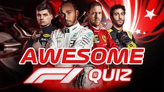 [FORMULA 1 QUIZ] Test Your Knowledge on 4 Categories of Awesome F1 Trivia - Difficulty 🔥🔥