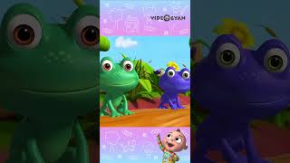 Five Little Speckled Frogs Part 02 | Nursery Rhymes & Kids Songs| #shorts #nurseryrhymes