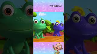 Five Little Speckled Frogs Part 02 | Nursery Rhymes & Kids Songs| #Shorts #Nurseryrhymes