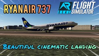 RFS Ryanair 737 Max 8 Beautiful Cinematic Landing