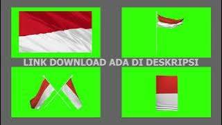 Download Gratis Video Animasi Bendera Merah Putih Berkibar Green Screen Dan Transparan