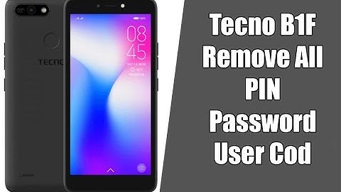 Tecno B1f FRP + Pattren Lock Remove By CM2 2020