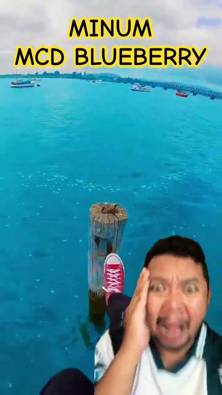 YAHH JATUH DEH MINUMANKU!!!? #beach #gopro #ocean #funny #flips #freerunning
