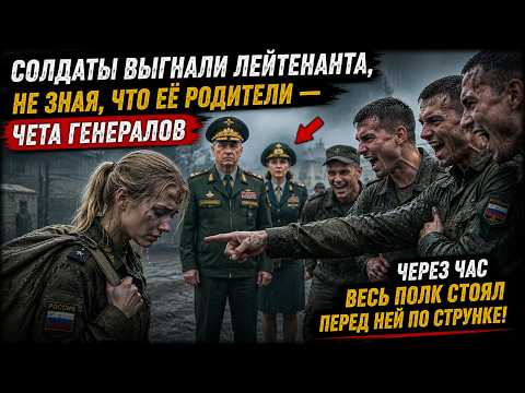 СОЛДАТЫ ВЫГНАЛИ ЛЕЙТЕНАНТА, НЕ ЗНАЯ, ЧТО ЕЁ РОДИТЕЛИ — ЧЕТА ГЕНЕРАЛОВ
