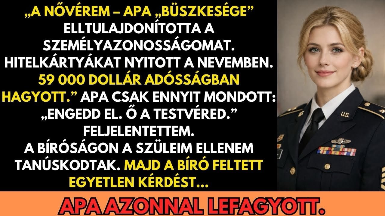 Bosszúállónak neveztek, amiért feljelentettem a nővéremet – aztán a bíró feltett egy kérdést…