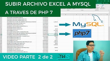 Subir archivos Excel .csv a MYSQL con PHP 7 - cargando datos a mysql Parte 2/2