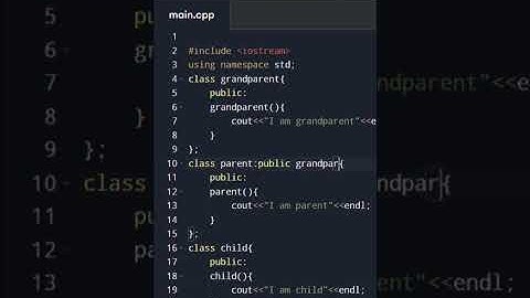 Hierarchical Inheritance|#coding #helloworld #programming #asthetic #vibecoding #techtaught #cpp