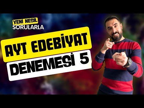 AYT EDEBİYAT DENEME ÇÖZÜMÜ 2024 / Sınav Formatında AYT Edebiyat Full Tekrar Soru Çözümü