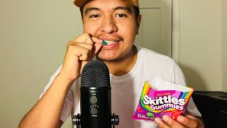Asmr Eating Skittles Gummies