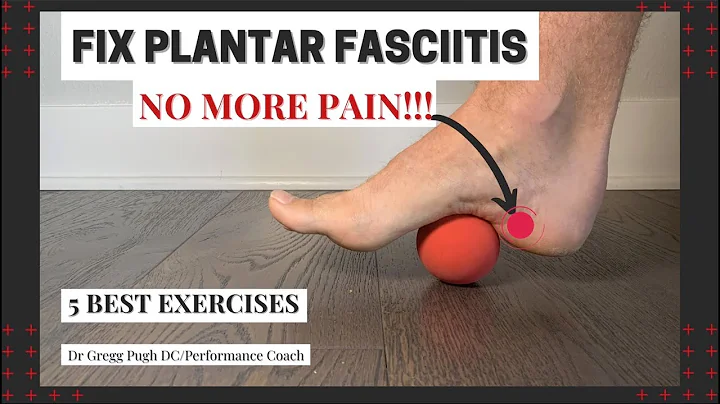 Fix plantar fasciitis in just 5 minutes (NO MORE P...