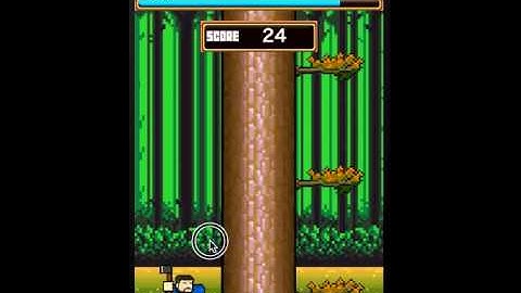 Timberman Clone Demo of Pay to Continue Functionality