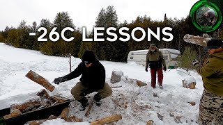What I Learned Winter Camping In Extreme Cold With No Shelter