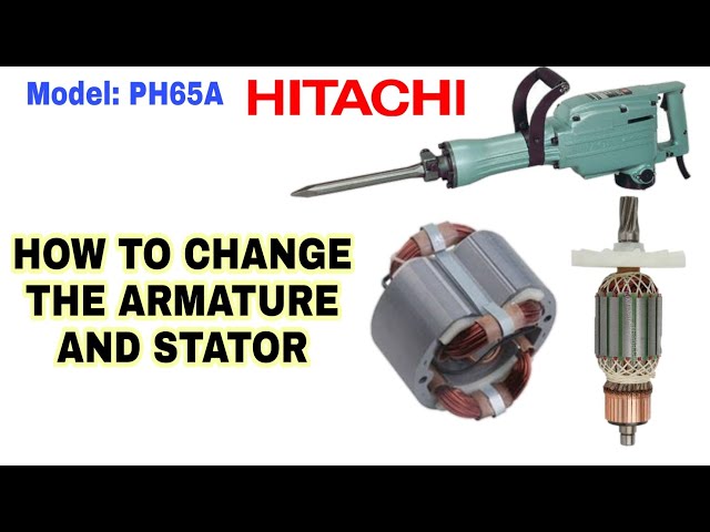 Repair Hitachi PH65A Jackhammer. class=