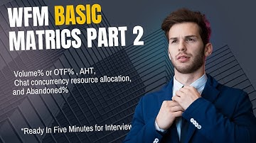 Workfoce Management | WFM Basic Metrics  Part 2| CheatCode
