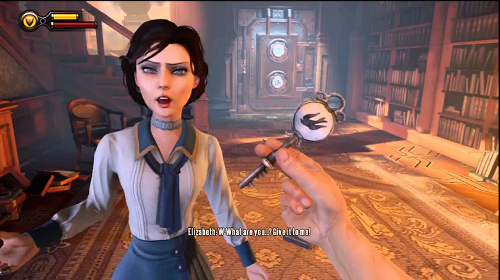 Bioshock Infinite Booker DeWitt meets Elizabeth