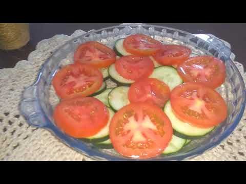 Vídeo: Como Fazer Uma Salada De Presunto Com Pepino E Tomate