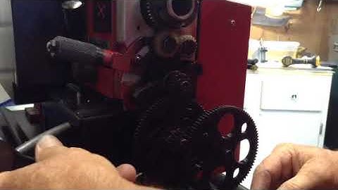 Threading on the mini lathe,Change gears