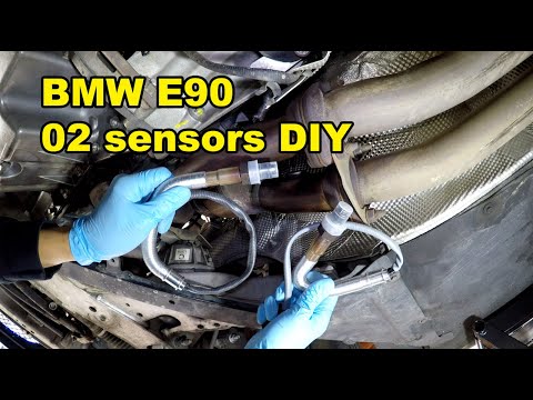 BMW E90 downstream 02 sensors replacement (DIY21)