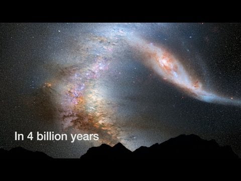 Milky Way Versus Andromeda As Seen from Earth