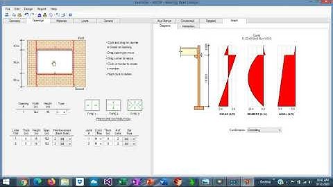 Wall Opening Design Example Using ASDIP CONCRETE