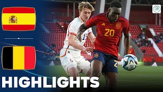 Spain vs Belgium | Highlights | U21 Euro Qualification 26-03-2024