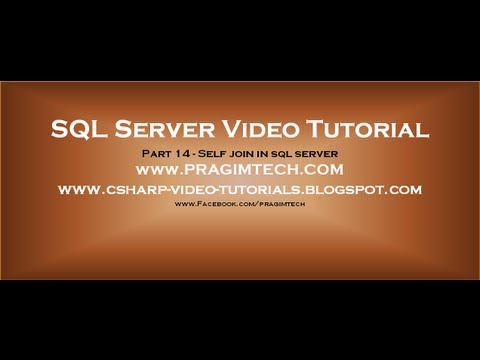 Self join in sql server - Part 14