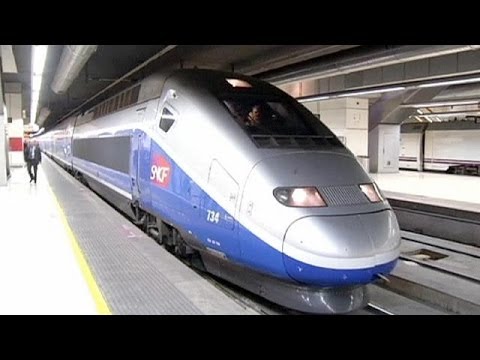 Первый высокоскоростной поезд отправился из Барселоны в Париж