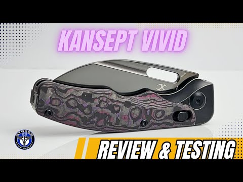 One of My Favorite Finishes! Kansept Vivid Folding Knife Review