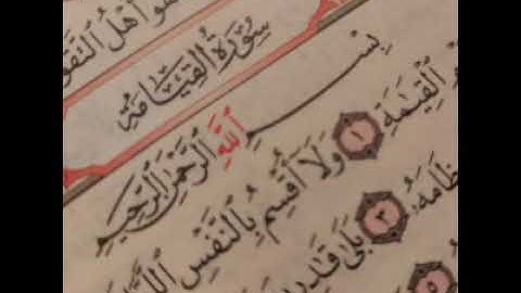 75 - سوره القيامه _ القارئ الشيخ أحمد بن علي العجمي Ahmed Al ajami