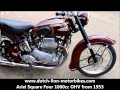 Ariel square four 1000cc ohv from 1953