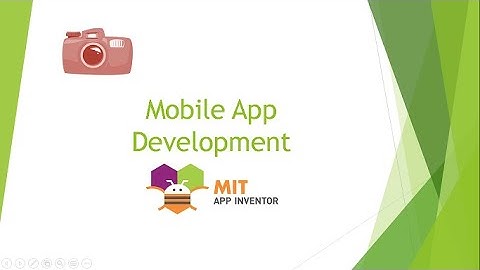 Learn how to make camera shots mobile application using MIT App Inventor