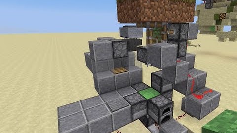 Minecraft: Secret vertical entrance/exit with Slime blocks (1.8+)