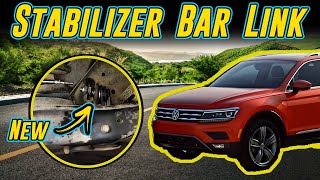 How To Replace A Rear Stablizer Bar Link | VW Tiguan