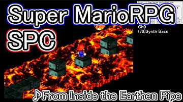 Super Mario RPG BGM No.7 - From Inside the Earthen Pipe [SNES SPC700]