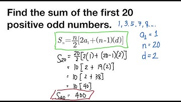Sum Of A Finite Arithmetic Sequence
