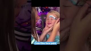 #Cute #Elsa Face Paint. This #Frozen Design Is Perfect For  #Birthdayparties #Shorts #Facepaint