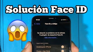 Se detecto un Problema con la Cámara True Depth. Se Desactivo Face ID iPhone X XR XS MAX 11 PRO MAX