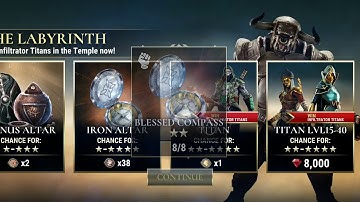 Dawn of titans minotaur event relic pulls