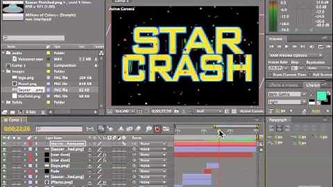 Adobe After Effects CS5 Tutorials - Project Star Crash Production, Type Part No.8