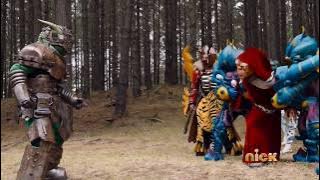 Power Rangers Dino Charge - Sledge vs Keeper | Power Rangers 