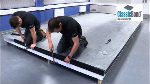 Sure Edge Check Kerb Trim Installation to a Flat Rubber Roof from Rubber4Roofs