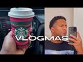 Vlogmas 03 trying starbucks holiday drink car inspection again morning errands before work