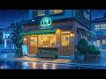 Peaceful Japanese Rain Night 🍜 Cozy Ramen Shop Lofi For Sleep & Chill 🌧️ Pluviophile Lofi Songs