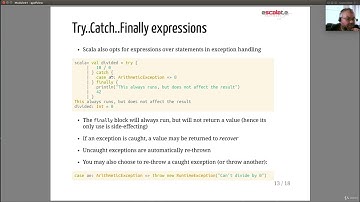 12 - Functional Style and try...catch...finally - Scala Tutorial