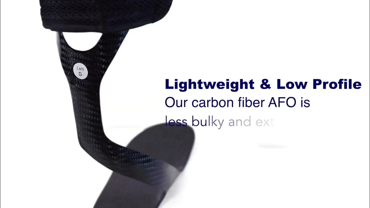 Carbon Fiber AFO for Foot Drop Brace Direct YouTube