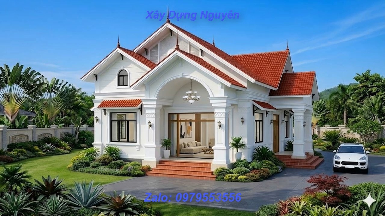 Mẫu nhà Cấp 4 Mái Thái Diện Tích 8 x15m Thiết Kế 3 Phòng Ngủ #cap4 #maithai